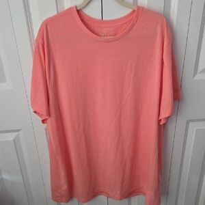 George Men's Short Sleeve Peach Tee